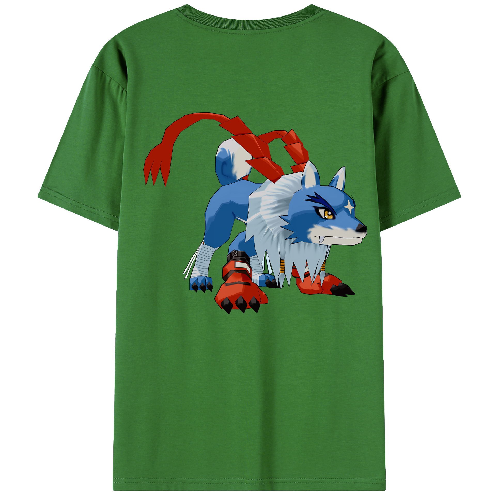 （画像用） Digimon デジタルモンスター/デジモン レディース半袖Tシャツ(バックプリント)